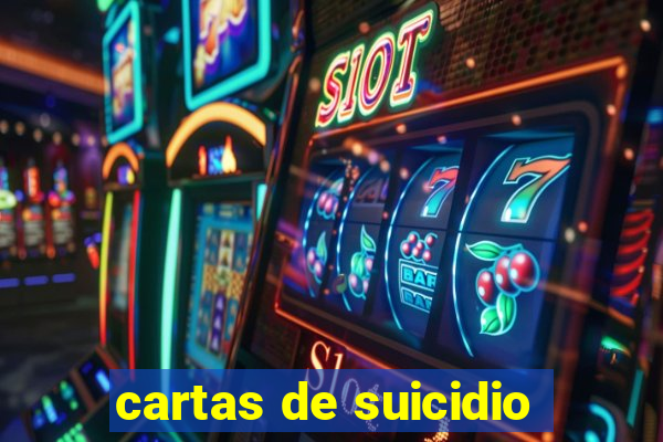 cartas de suicidio