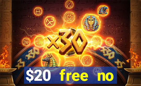 $20 free no deposit casino