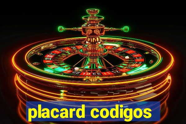 placard codigos