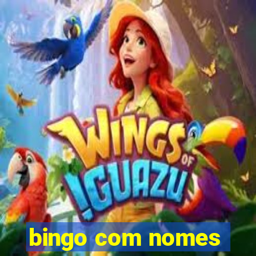 bingo com nomes