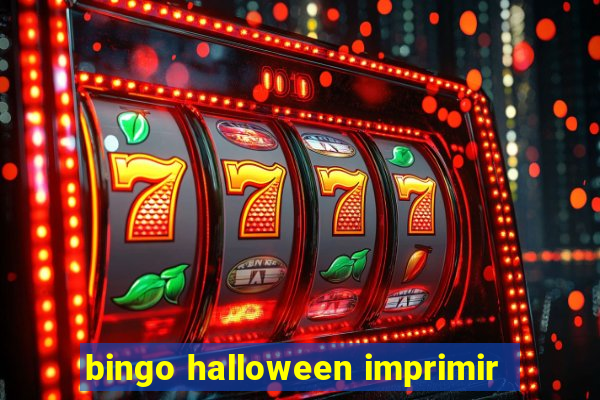 bingo halloween imprimir