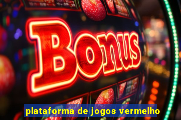 plataforma de jogos vermelho