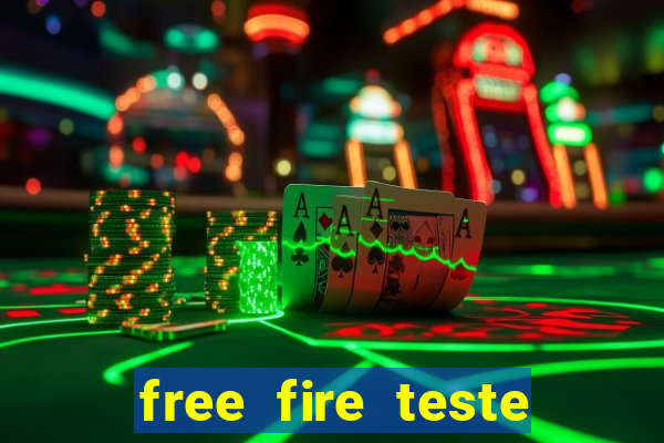 free fire teste grátis jogar agora