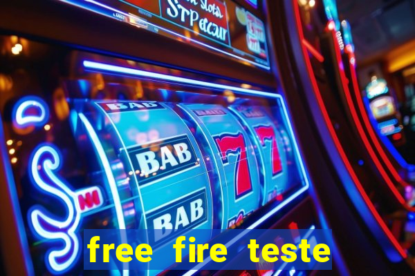 free fire teste grátis jogar agora