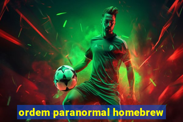 ordem paranormal homebrew