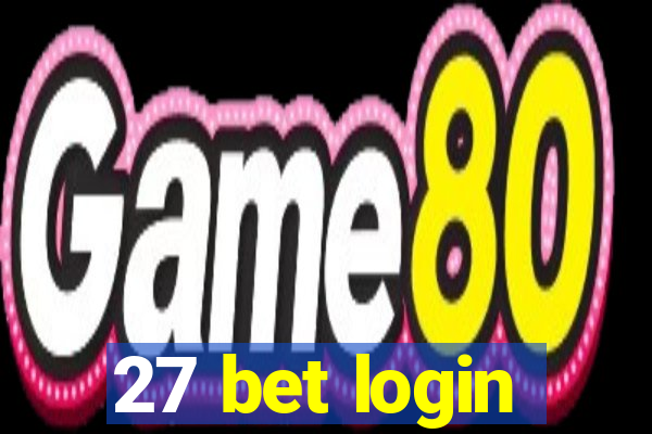 27 bet login