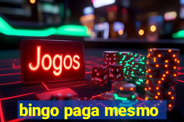 bingo paga mesmo