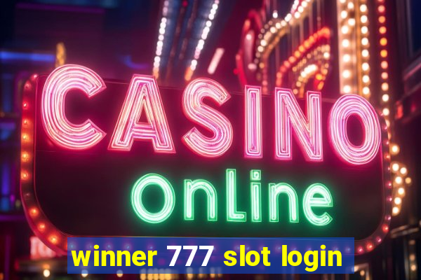 winner 777 slot login