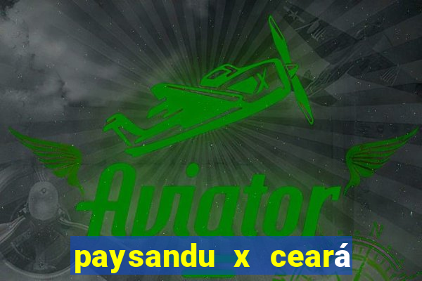 paysandu x ceará sc palpite