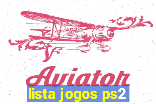 lista jogos ps2