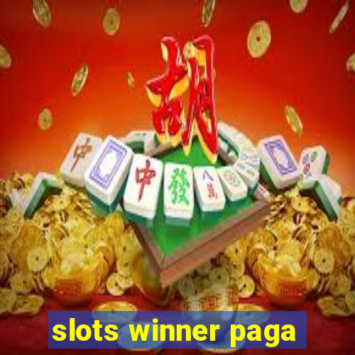 slots winner paga