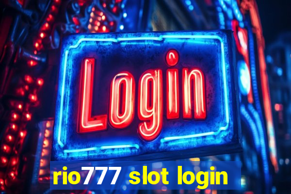 rio777 slot login