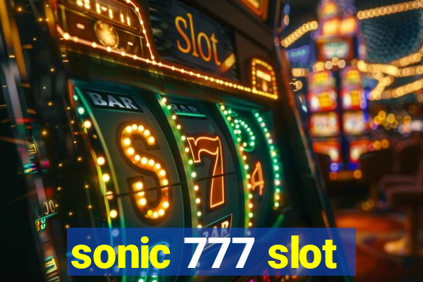 sonic 777 slot