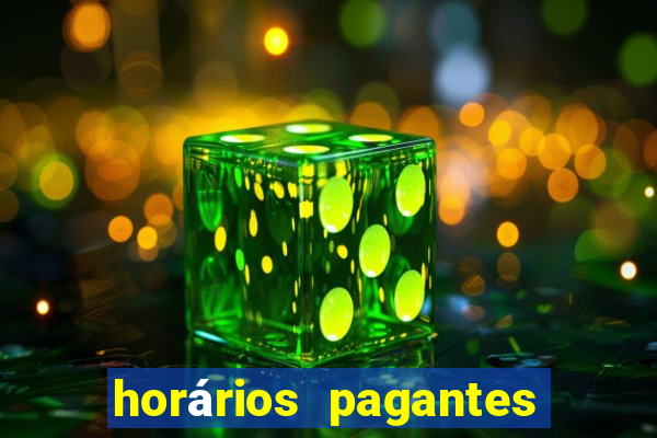 horários pagantes slots pg