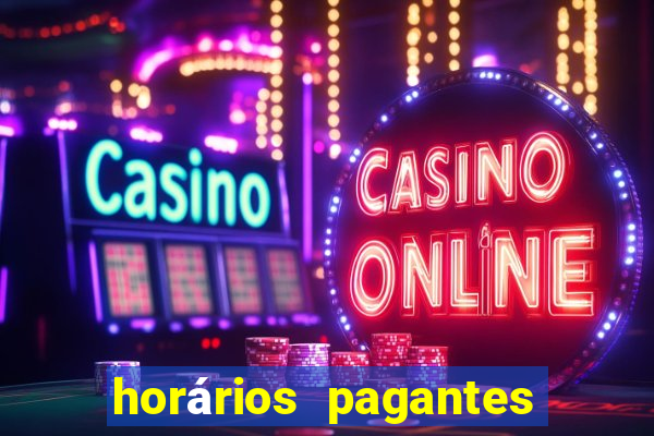 horários pagantes fortune tiger hoje