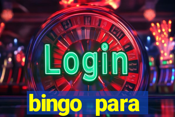 bingo para despedida de solteira para imprimir