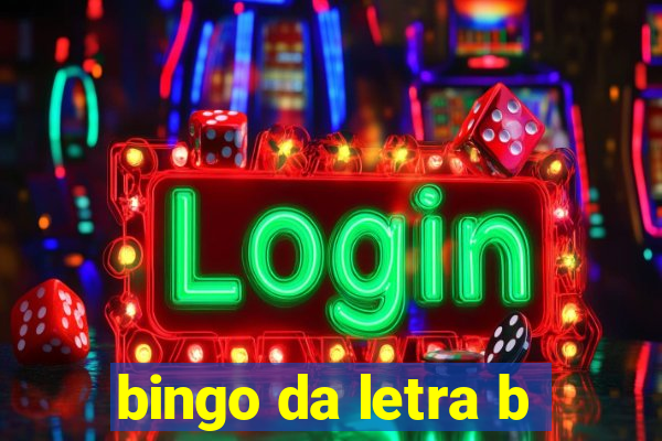 bingo da letra b