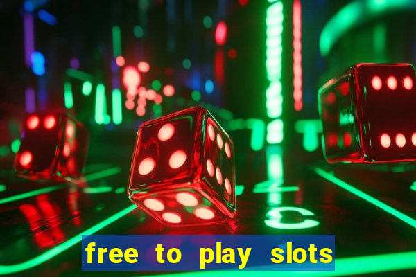 free to play slots online no download