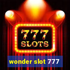 wonder slot 777