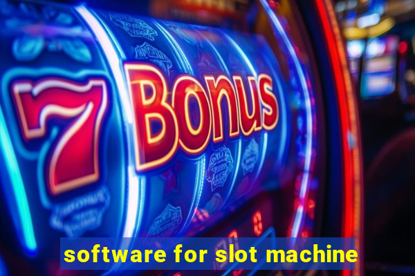 software for slot machine