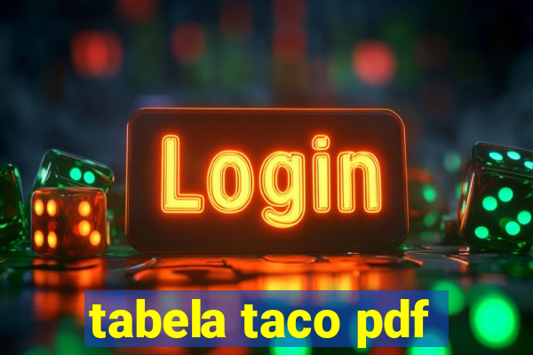 tabela taco pdf