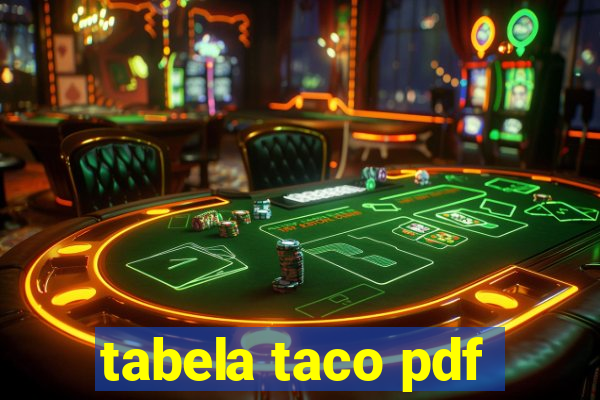 tabela taco pdf