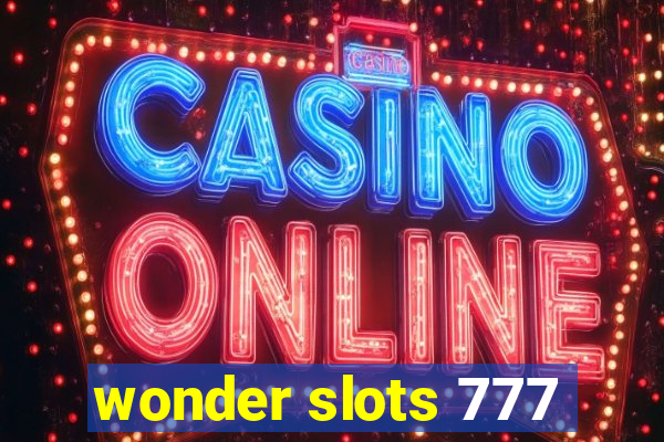 wonder slots 777