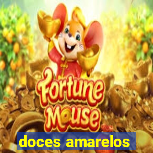 doces amarelos