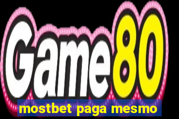 mostbet paga mesmo